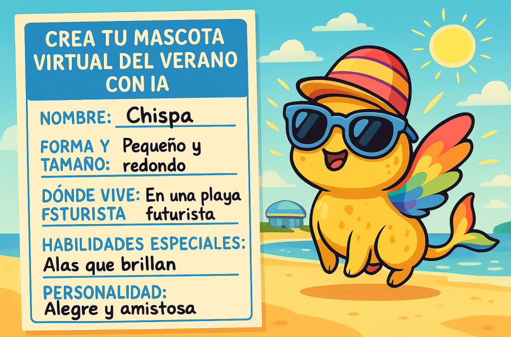 Verano con inteligencia artificial: dos actividades para despertar la creatividad de los niños